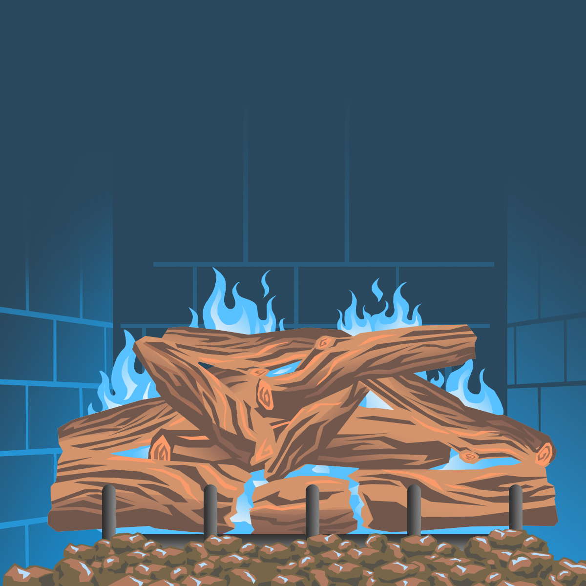How To Clean A Gas Fireplace?