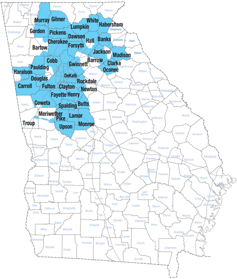 Service Availability Map for Fixed Rates